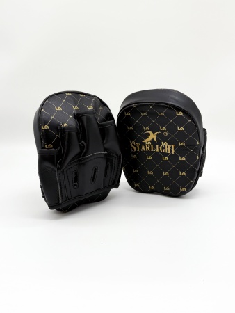 Лапы тренерские, черно-золотые FOCUS MITTS  Tigershop